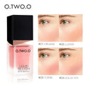 O.TWO.O Liquid Blush in sleek packaging, available in multiple shades