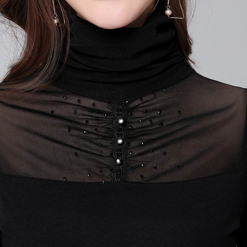 Fleece T-Shirt with Mesh Base Layer Top