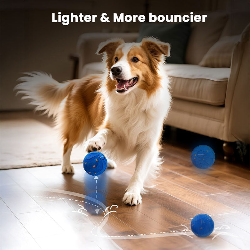 E-TPU Interactive Dog Toy Ball – Chew-Proof, Spinning & Bouncing Self-Play Ball for Active Pets