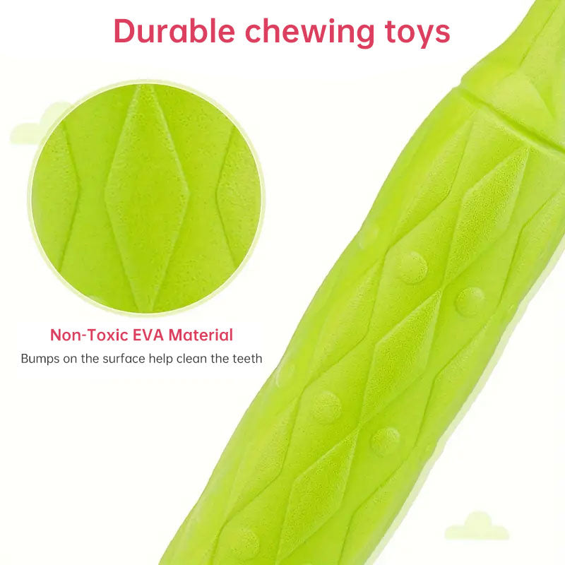 Indestructible Dog Chew Toys | Rope-Free Eva Molar Sticks, Large & Safe