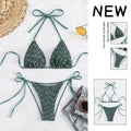 Separated Bikini for Women, Sexy Three-Piece Tied Bikini Swimwear for Cross-Border Wholesale