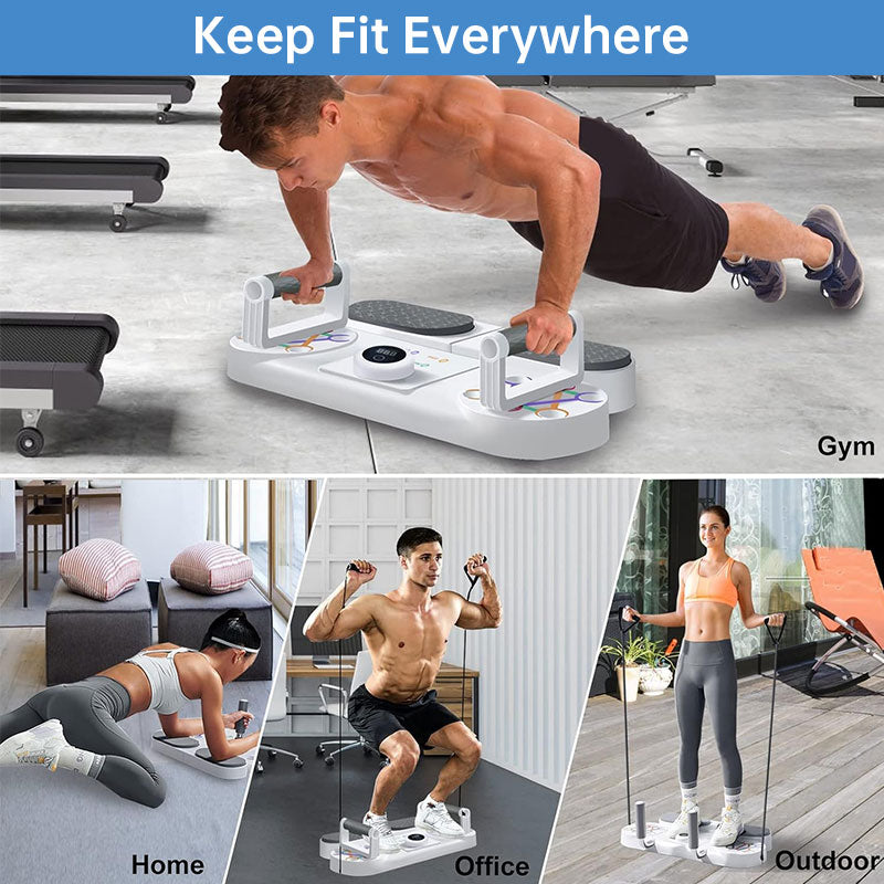 6-in-1 Adjustable Multi-Function Home Gym Bench for Full-Body Workouts