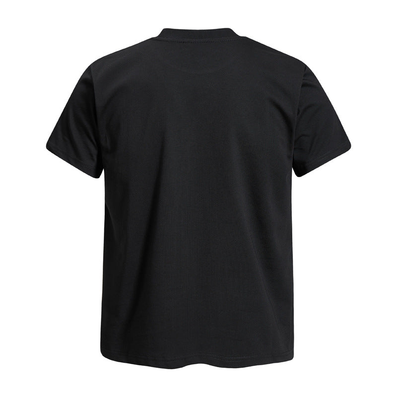 Old photo portrait printed short sleeved shirt
