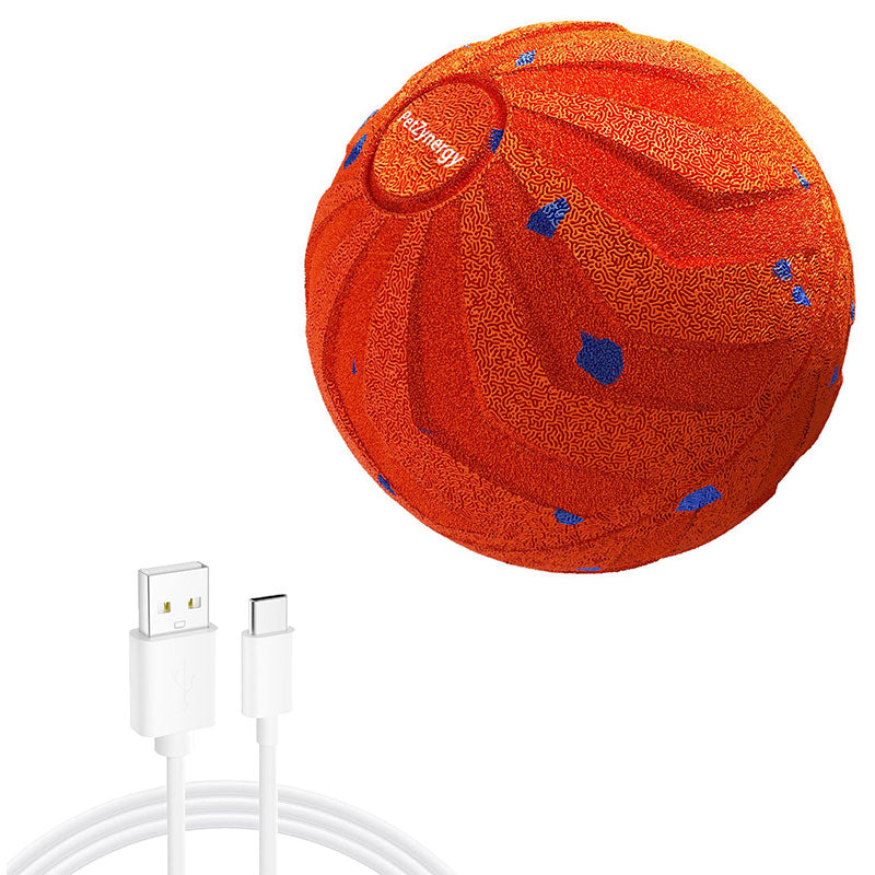 E-TPU Interactive Dog Toy Ball – Chew-Proof, Spinning & Bouncing Self-Play Ball for Active Pets