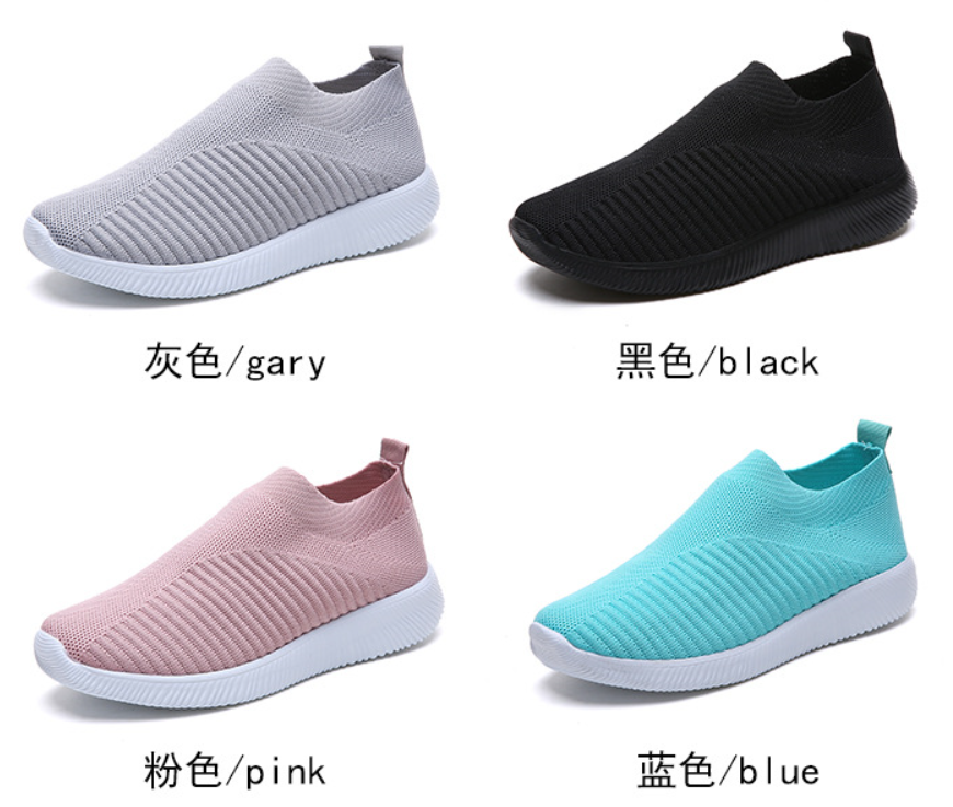 Knit Sock Shoes, Flat Shoes, Sneakers