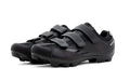 Tommaso Montagna 100 Men's Black Mountain Biking Shoes with Three Straps, Carbon Fiber Sole