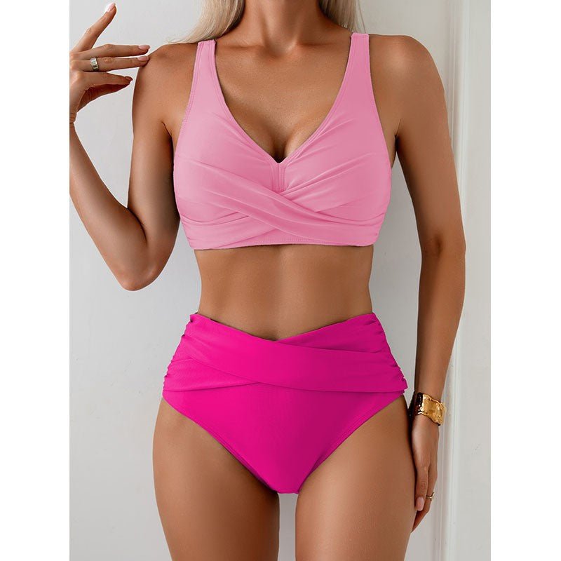 Solid Color Padded Bikini Bottoms – Beach & Hot Spring Swimwear - NovaDrop